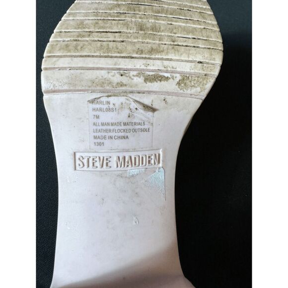 Steve Madden Women's‎ Chunky Platform Sandals Pink Size 7 M Y2K Barbie - Picture 7 of 9